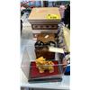 Image 2 : ASSORTED ITEMS INCLUDING; HOME DECOR, VINTAGE ALARM BELL, HAT WASHING CASE & MORE