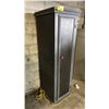 Image 2 : WOOD "BISTRO" CABINET 18" X 22" X 66" (SOME COSMETIC DAMAGE)