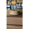 Image 2 : (22) 8-PACK WOOD MASON JAR LIDS WITH STAINLESS STEEL STRAWS