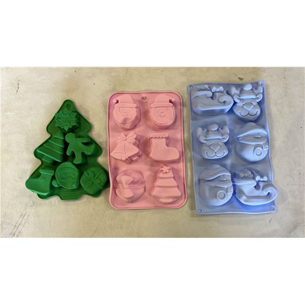 CASE OF CHRISTMAS SILICONE MOLDS