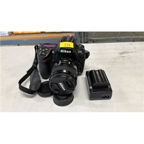 NIKON D700 12.1-MEGAPIXEL FX-FORMAT DSLR CAMERA WITH AF MICRO NIKKOR 60MM LENS & BATTERY