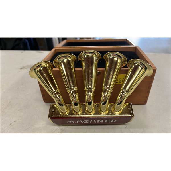 HOHNER TRUMPET CALL HARMONICA IN ORIGINAL WOOD BOX - Able Auctions