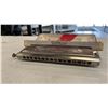 Image 2 : VINTAGE HOHNER "THE LARRY ADLER PROFESSIONAL 16" CHROMATIC HARMONICA IN ORIGINAL CASE