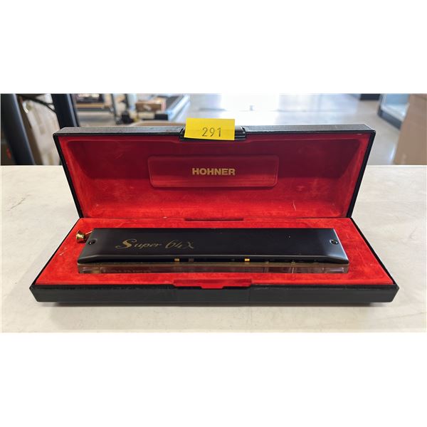 HOHNER SUPER 64X CHROMATIC HARMONICA IN ORIGINAL CASE