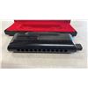 Image 2 : HOHNER CX 12 CHROMATIC HARMONICA IN ORIGINAL CASE
