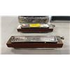 Image 3 : HONHER SLIDE HARP IN KEY C & HOHNER SUPER SUPER CHOMONICA CHROMATIC HARP IN KEY G