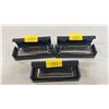 Image 1 : (3) HONHER BLUE MIDNIGHT HARPS IN CASES: KEYS A, E & GF