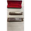 Image 3 : (2) HOHNER SUPER CHROMONICA CHROMATIC HARMONICAS IN CASES
