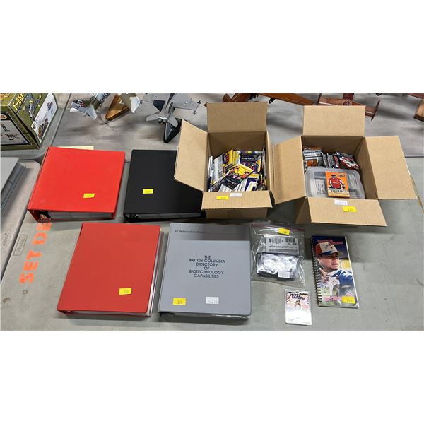 TABLE OF ASSORTED TRADING CARDS: DISNEY, MOVIE & SPORTS