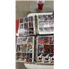 Image 2 : TABLE OF ASSORTED SPORTS TRADING CARDS & NEWSPAPER ARTICLES: INCLUDES A 1994 CANUCKS HOCKEY TOWEL