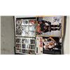 Image 5 : TABLE OF ASSORTED SPORTS TRADING CARDS & NEWSPAPER ARTICLES: INCLUDES A 1994 CANUCKS HOCKEY TOWEL