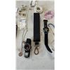 Image 3 : ASSORTED FASHION JEWELRY, 2 DIGITAL WATCHES & ARITZIA ALWAYS FOUND KEYCHAIN