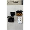 Image 1 : (5) ASSORTED EARBUDS SETS IN CHARGING CASES *NO CHARGING CASES*
