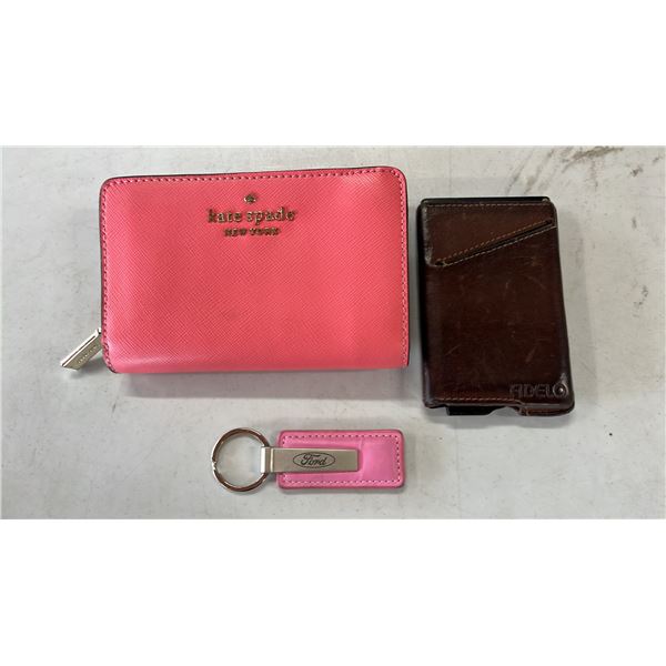 KATE SPADE WALLET & FIDELO CARD WALLET