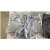 Image 2 : 2 PAIRS LADIES SHORTS. LEVI 501 BUTTONFLY.  WAIST 28