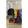 Image 3 : MAPLE LEAF DESIGN HARD HAT, WINTER LINER,  BALL CAP, MILWAUKEE TAPE MEASURE & ULINE STORAGE STRAPS