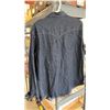 Image 3 : LEVI BUTTON UP DENIM SHIRT: SIZE M