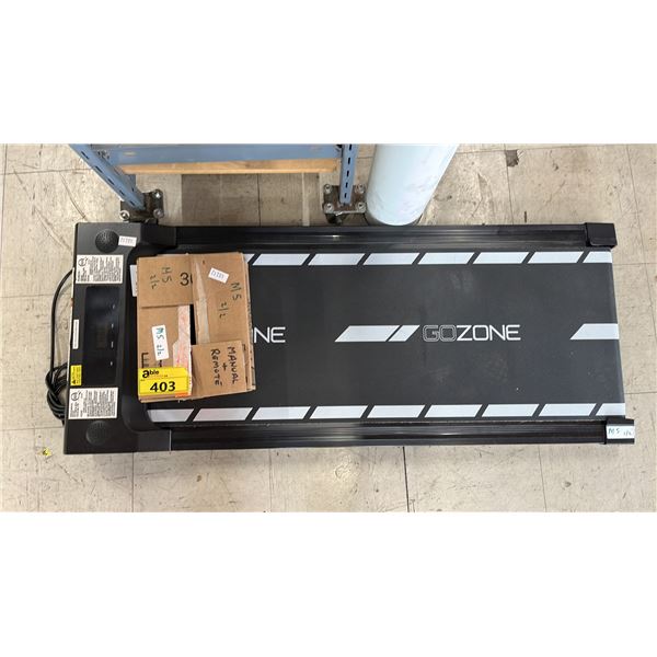 GOZONE WALKING DECK. GZE - 2247 WITH REMOTE CONTROL AND MANUAL. MINIMAL USE. TESTED WORKS