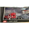 Image 2 : DCP 1:64 SCALE DIECAST MODEL PETERBILT FLAT TOP WITH WESTERN ASPHALT TANKER TRAILER