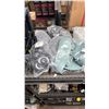 Image 2 : SHELF OF ASSORTED ITEMS INCLUDING; SILICONE BABY DISHES, WALL ART, HARNESSES & MORE