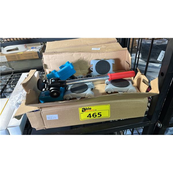 (7) BOXES OF FURNITURE MOVER TOOL SETS