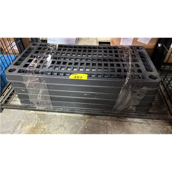 5-TIER RESIN SHELVING UNIT
