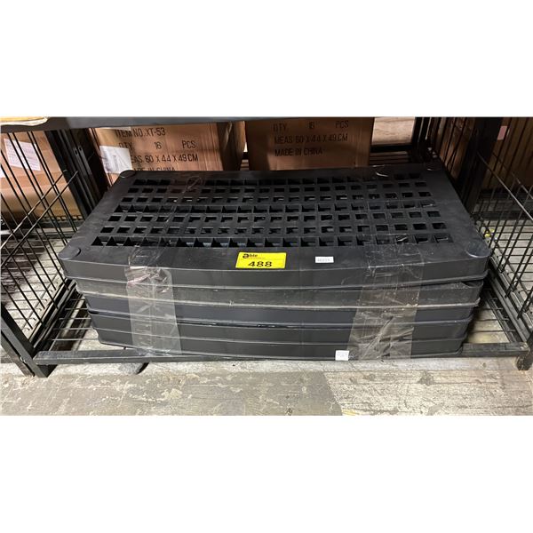 5-TIER RESIN SHELVING UNIT
