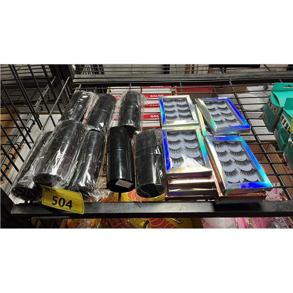 ASSORTED MAGNETIC EYELASH KITS & MAKEUP BRUSH KITS