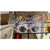 Image 3 : SHELF OF ASSORTED ITEMS INCLUDING; HAPPY BIRTHDAY GLASSES, AMERICAN FLAG WINDOW DECOR & PENCIL BAGS