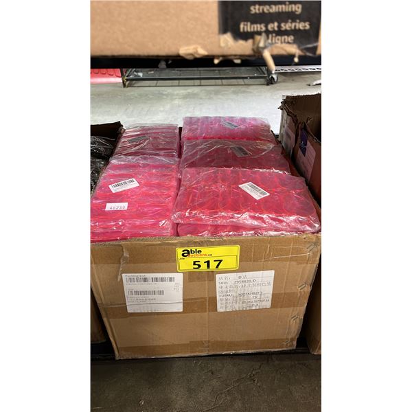 CASE OF PINK HEART GLASSES