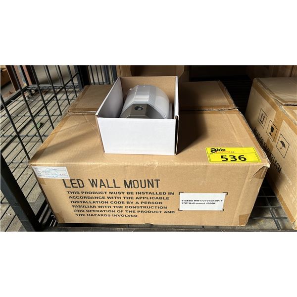 CASE OF LED WALL MOUNT 4000K LIGHTS