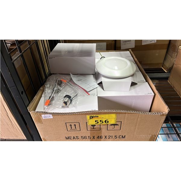CASE OF 4000K DISK LIGHTS