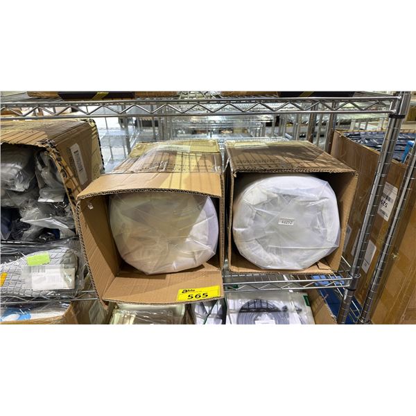 (2) YUGYVOB 7-ZONE FOAM MATTRESS TOPPERS