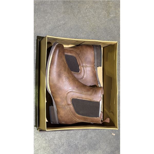 (4) PAIRS OF J SOLE ANKLE COWBOY BOOTS
