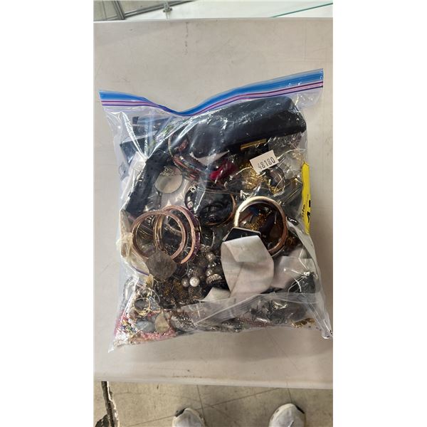 LARGE BAG OF ASSORTED FASHION JEWELRY