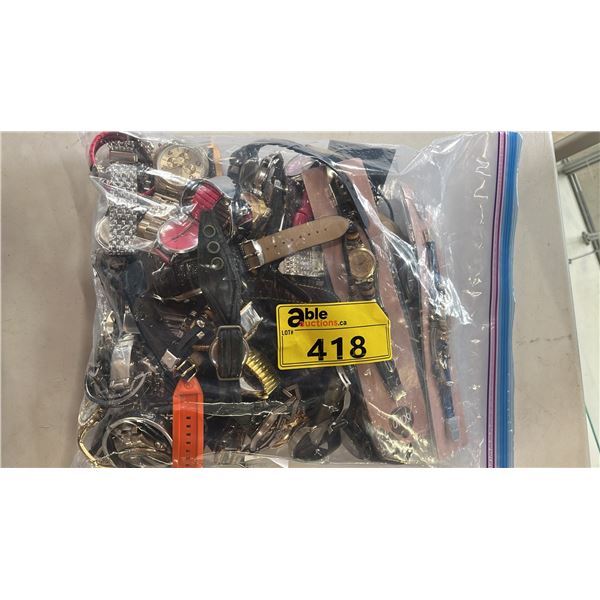 LARGE BAG OF ASSORTED WATCHES