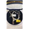 Image 2 : .925 STERLING SILVER & CRYSTAL NECKLACE