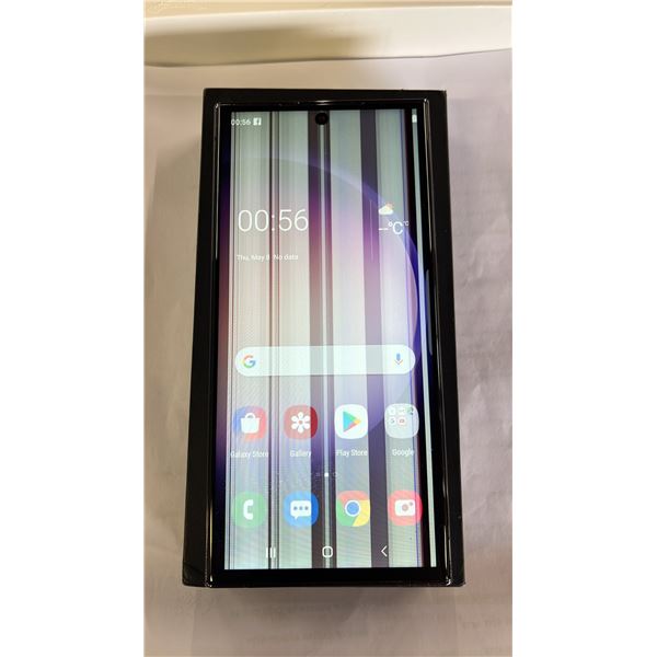 *NEW IN BOX* SAMSUNG GALAXY S23 ULTRA CELL PHONE *SCREEN COVERED IN PIXEL ARTIFACTS*