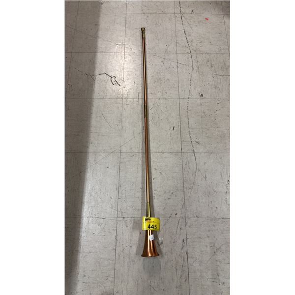 VINTAGE BRASS & COPPER COACHING HORN