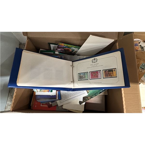 BOX OF ASSORTED STAMPS