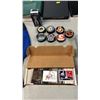 Image 3 : ST. LOUIS BLUES HOCKEY JERSEY, ASSTD, HOCKY PUCKS, MINI STANLEY CUP & ASSTD, HOCKEY & BASEBALL CARDS