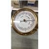 Image 3 : BRASS WALL CLOCK & BRASS BAROMETER