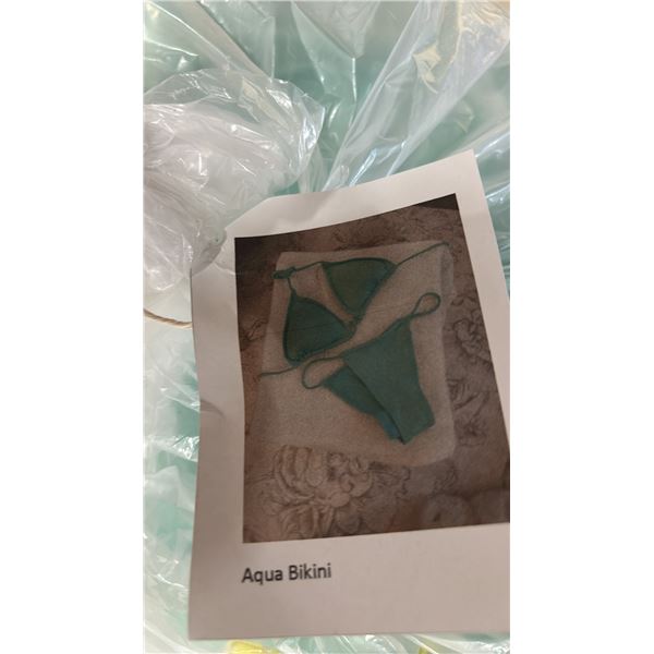 *NEW* BAG OF AQUA BINKIS: 24 SMALL, 23 MEDIUM