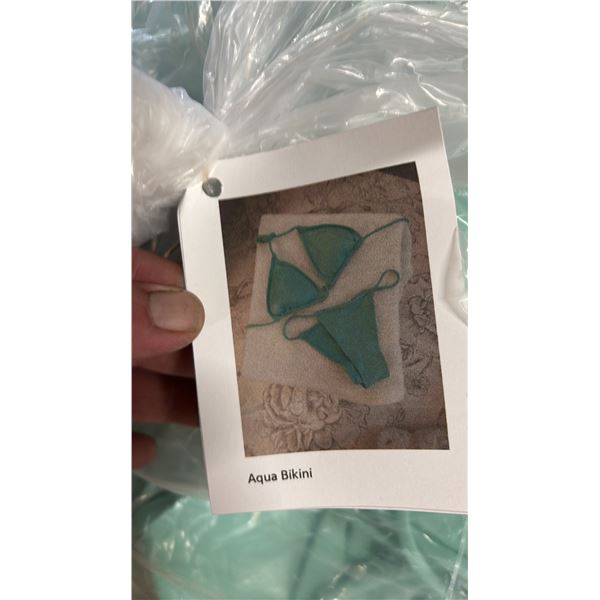 *NEW* BAG OF AQUA BINKIS: 22 LARGE, 24 XL