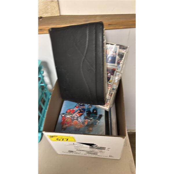 BOX OF ASSORTED HOCKEY TRADING CARDS