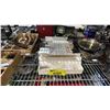Image 3 : SHELF OF ASSORTEF FLATWARE & SILVER PLATED, TRAYS, BUTTER DISH & MORE