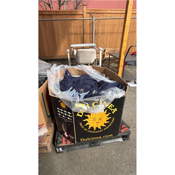 PALLET OF PLUS SIZE "CAFFEINE QUEEN" T SHIRTS: ASSORTED SIZES *MUST TAKE ALL ON PALLET*