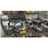 Image 2 : SHE OF ASSORTED STAINLESS STEEL COOKWARE