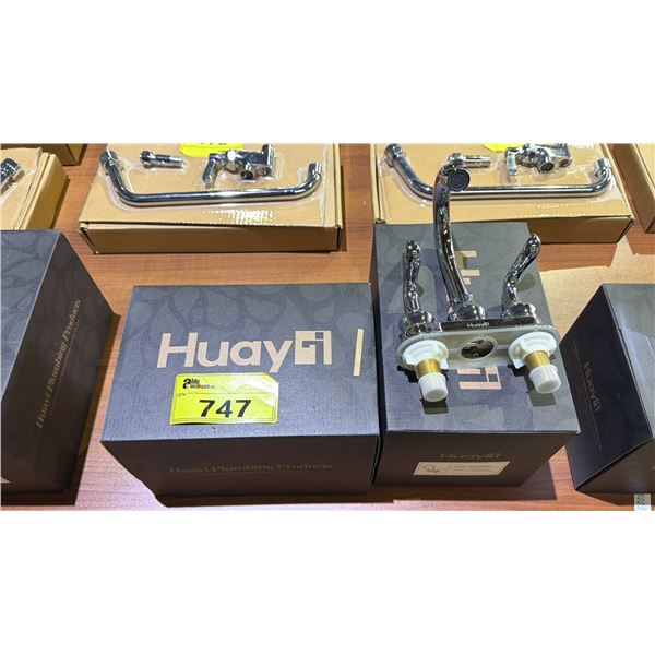 (2) HUAYI BATHROOM FAUCETS