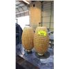 Image 1 : (2) IKEA BOJA WICKER TABLE LAMPS
